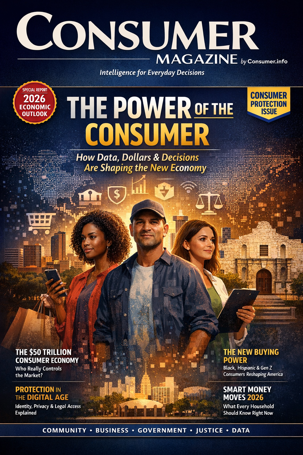 Consumer Magazine by Consumer.info: The Power of the Consumer cover